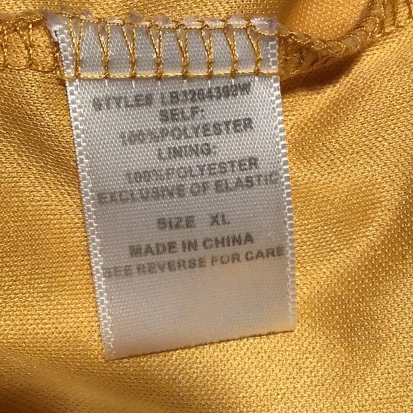 Ophelia Rose Floral Mustard Woman's Size Xtra Large Top - Picture 4 of 8